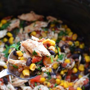 Crock-Pot Mexican Chicken | Garnish & Glaze