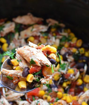 Crock-Pot Mexican Chicken | Garnish & Glaze