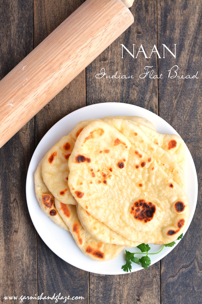 Naan- Indian Flat Bread | Garnish & Glaze
