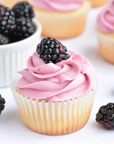 Blackberry Cupcakes | Garnish & Glaze