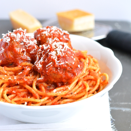 spaghetti & meatballs
