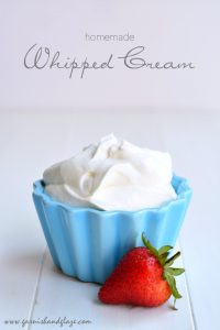 Homemade Whipped Cream | Garnish & Glaze