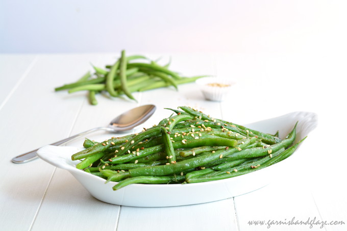 Sesame Green Beans | Garnish & Glaze