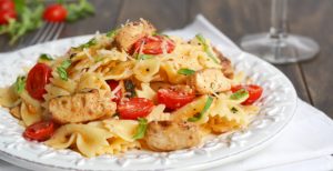 Grilled Chicken Pasta Salad | Garnish & Glaze