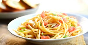 Bruschetta Pasta | Garnish and Glaze