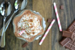Frozen Hot Chocolate | Garnish & Glaze