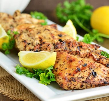 Grilled Lemon Pepper Chicken | Garnish & Glaze