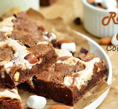 Rocky Road Cookie Bars | Garnish & Glaze
