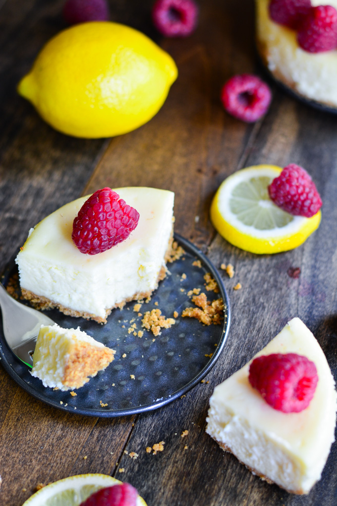 Raspberry Lemon Cheesecake | Garnish & Glaze