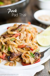 Pork Pad Thai | Garnish & Glaze