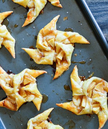 Cream Cheese Caramel Apple Pinwheels | Garnish & Glaze