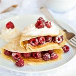 Raspberry Biscoff Crepes | Garnish & Glaze