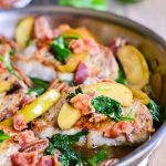Apple and Spinach Pork Chops
