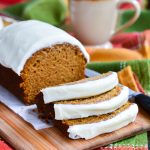 Pumpkin Bread with Cream Cheese Frosting