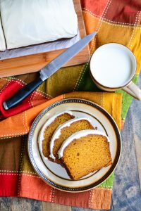 Pumpkin Bread with Cream Cheese Frosting | Garnish & Glaze