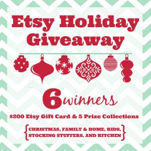 Etsy Holiday Giveaway | Garnish & Glaze