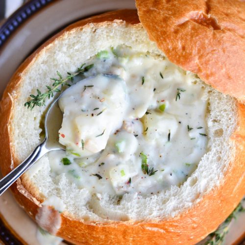 Market Street Clam Chowder Garnish & Glaze