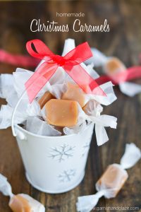 Homemade Christmas Caramels | Garnish & Glaze