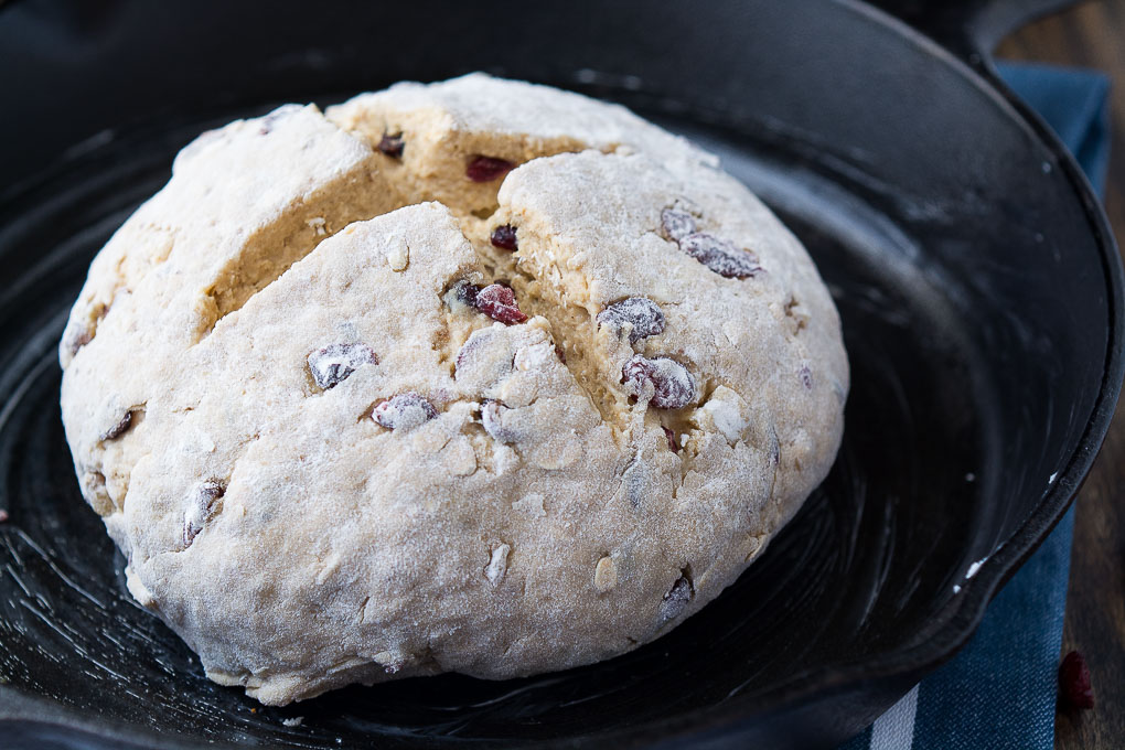 Cranberry Walnut Irish Soda Bread Garnish & Glaze Garnish & Glaze