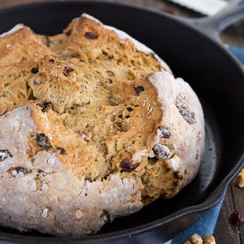 Cranberry Walnut Irish Soda Bread