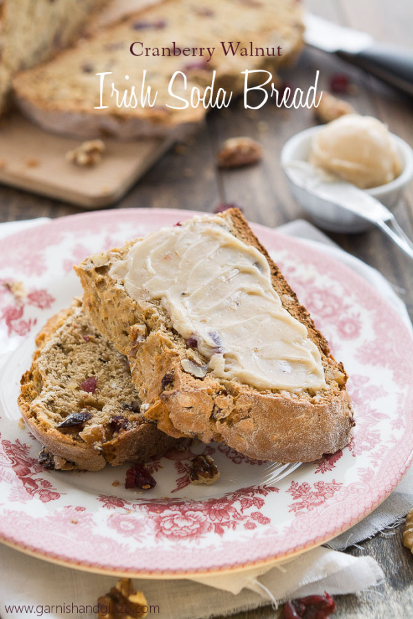 Cranberry Walnut Irish Soda Bread