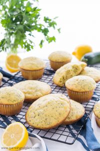 Enjoy your zucchini in these fluffy Lemon Poppy Seed Zucchini Muffies.