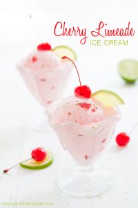 Cherry Limeade Ice Cream made using Kool-Aid is an easy and refreshing fruity dessert that the whole family will love.
