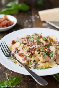 Enjoy Macaroni Grill's flavorful Chicken Pasta Milano at home!