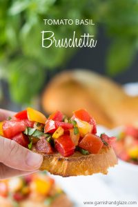 Enjoy summer's sweet tomatoes in this Tomato Basil Bruschetta.