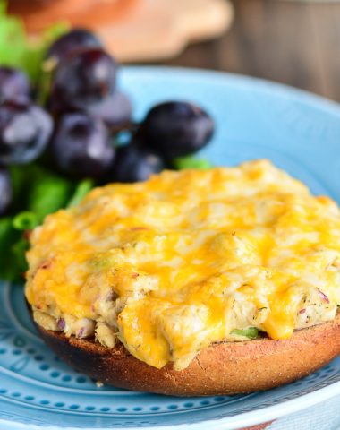 Make Bagel Tuna Melts for a warm, toasty, and cheesy lunch!