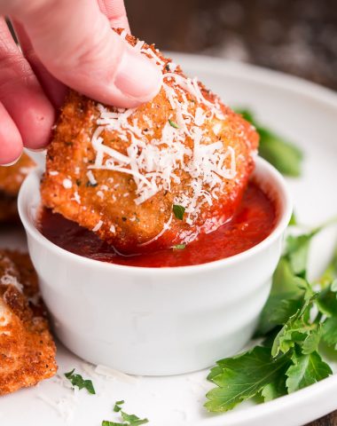 These crisp fried Toasted Ravioli, a St. Louis specialty, are the perfect appetizer to any Italian meal.