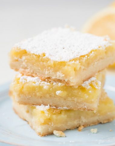 These lovely little Lemon Bars are made with a buttery shortbread crust topped with a tart yet sweet custard filling making them irresistible.