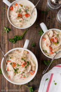 Add a little bit of homemade goodness to your life with this Slow Cooker Creamy Chicken Noodle Soup!