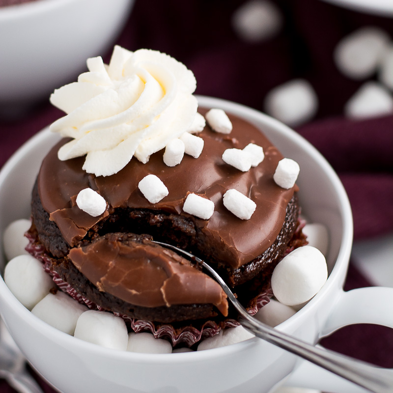 Hot Chocolate Cupcakes