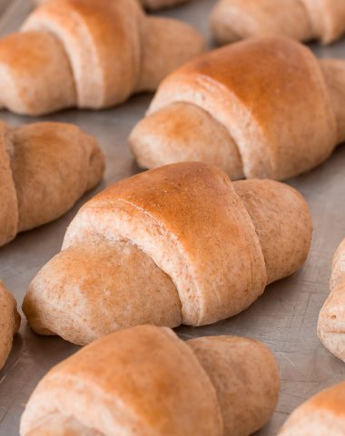 Make half your grains whole grain and enjoy your next meal with a side of the fluffiest HONEY WHEAT DINNER ROLLS.