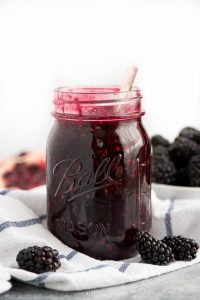 Bottle up those gorgeous dark summer berries in this simple, 5-ingredient Blackberry Freezer Jam and spread it over everything from toast to cake!