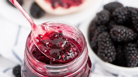 5-Ingredient Blackberry Freezer Jam - Garnish & Glaze