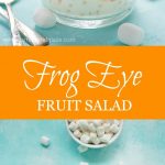 Serve Frog Eye Fruit Salad at your next barbecue for a yummy, sweet, fruit filled side dish that will be the talk of the party.