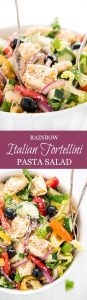 Take your pasta salad to the next level with this super easy, veggie filled Italian Tortellini Pasta Salad! You'll be going back for seconds for sure.