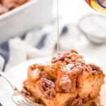 Prep this Overnight Pumpkin French Toast Casserole at night and wake up to enjoy a relaxing weekend morning with a delicious breakfast with the family.