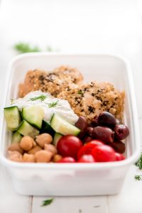 These Instant Pot Greek Chicken Quinoa Bowls are a refreshing healthy dinner that comes together quickly in the Instant Pot and can be assembled in advance for a grab-and-go meal.