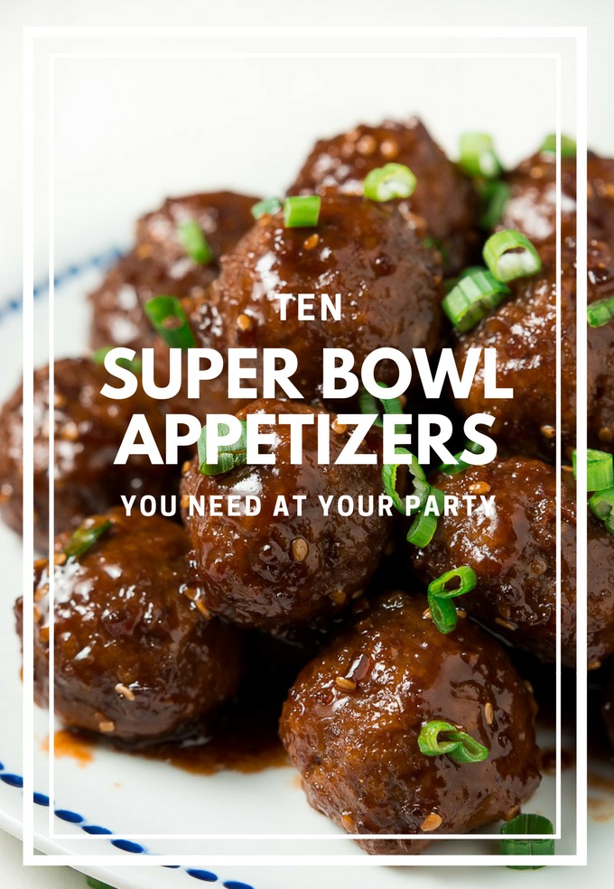 The big game is next week! Make sure your party is a success with these delicious and easy 10 Super Bowl Appetizers.