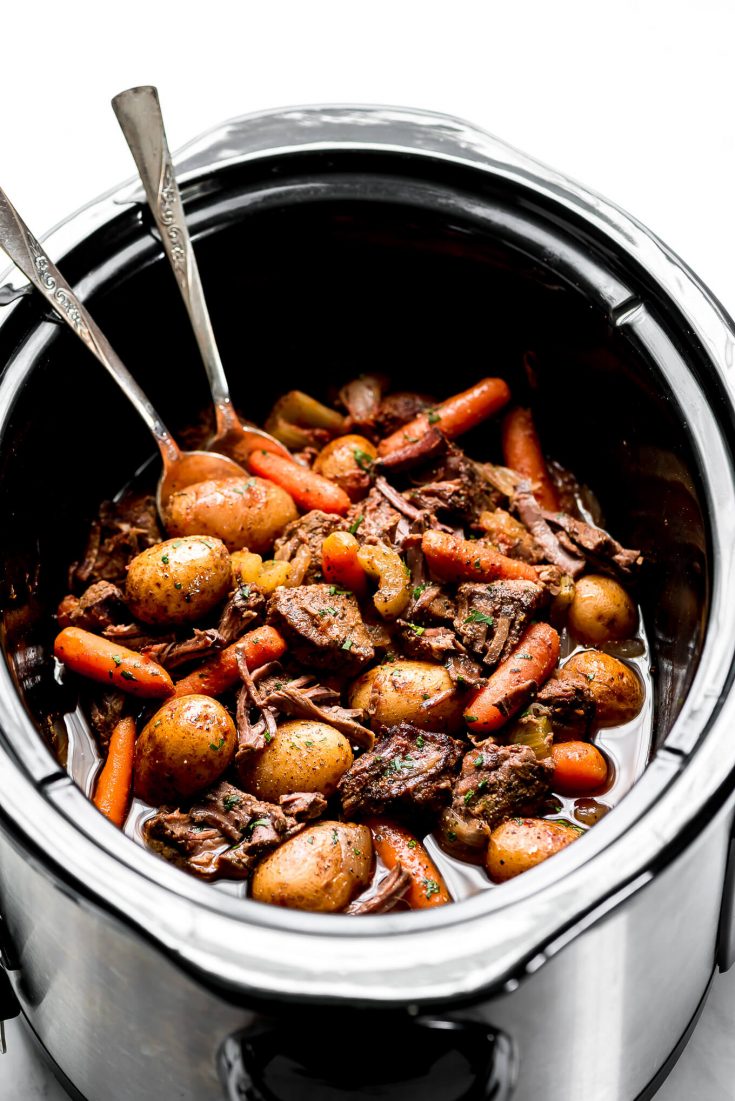 Slow Cooker Beef Stew Garnish & Glaze
