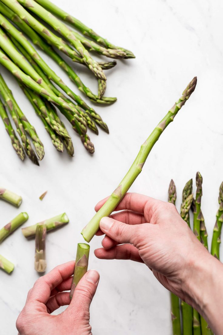 Quick and Easy Steamed Asparagus Garnish & Glaze