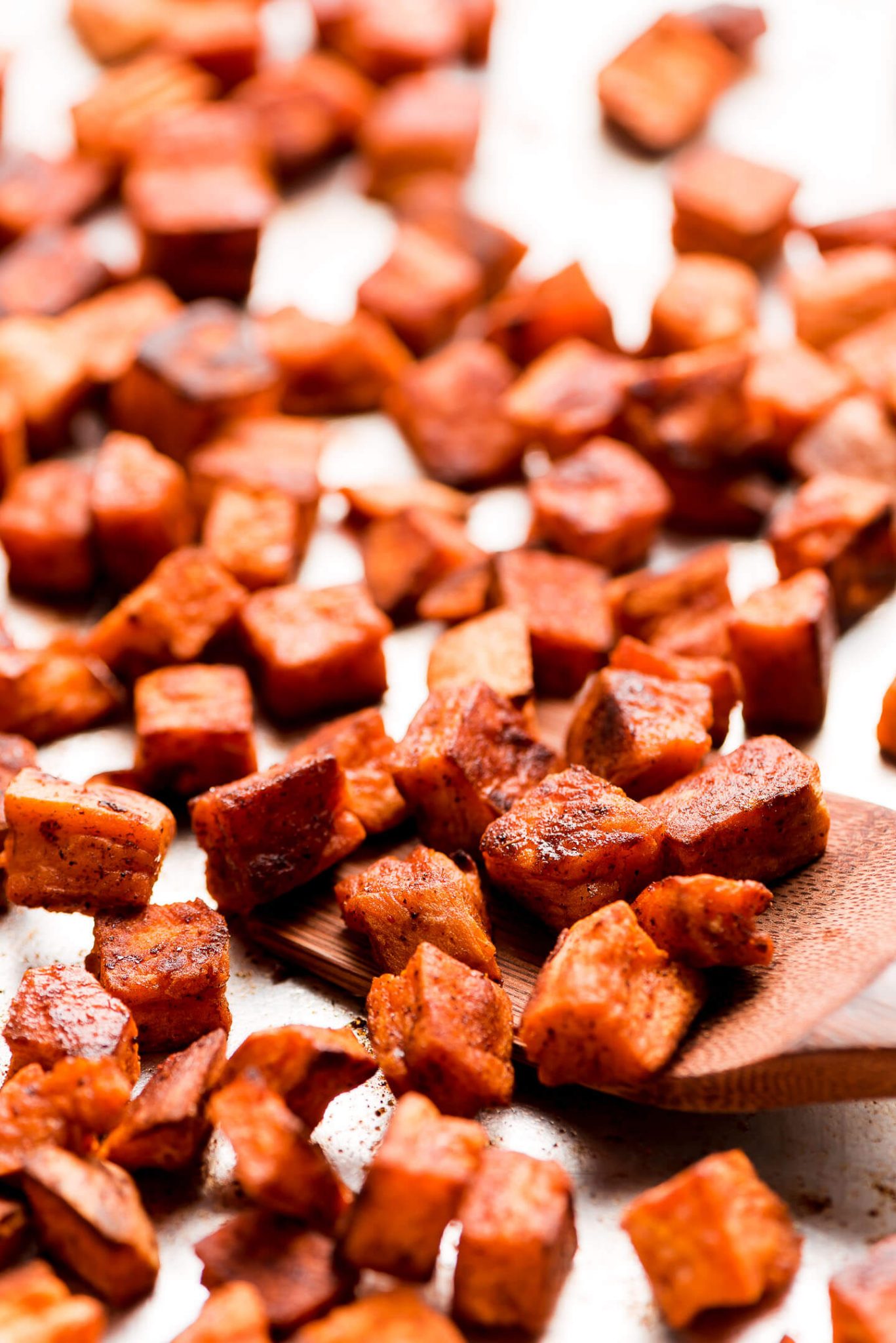 Roasted Sweet Potatoes Garnish & Glaze