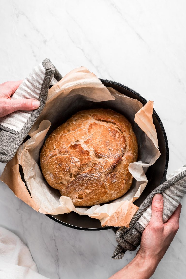 No-Knead Bread - Garnish & Glaze