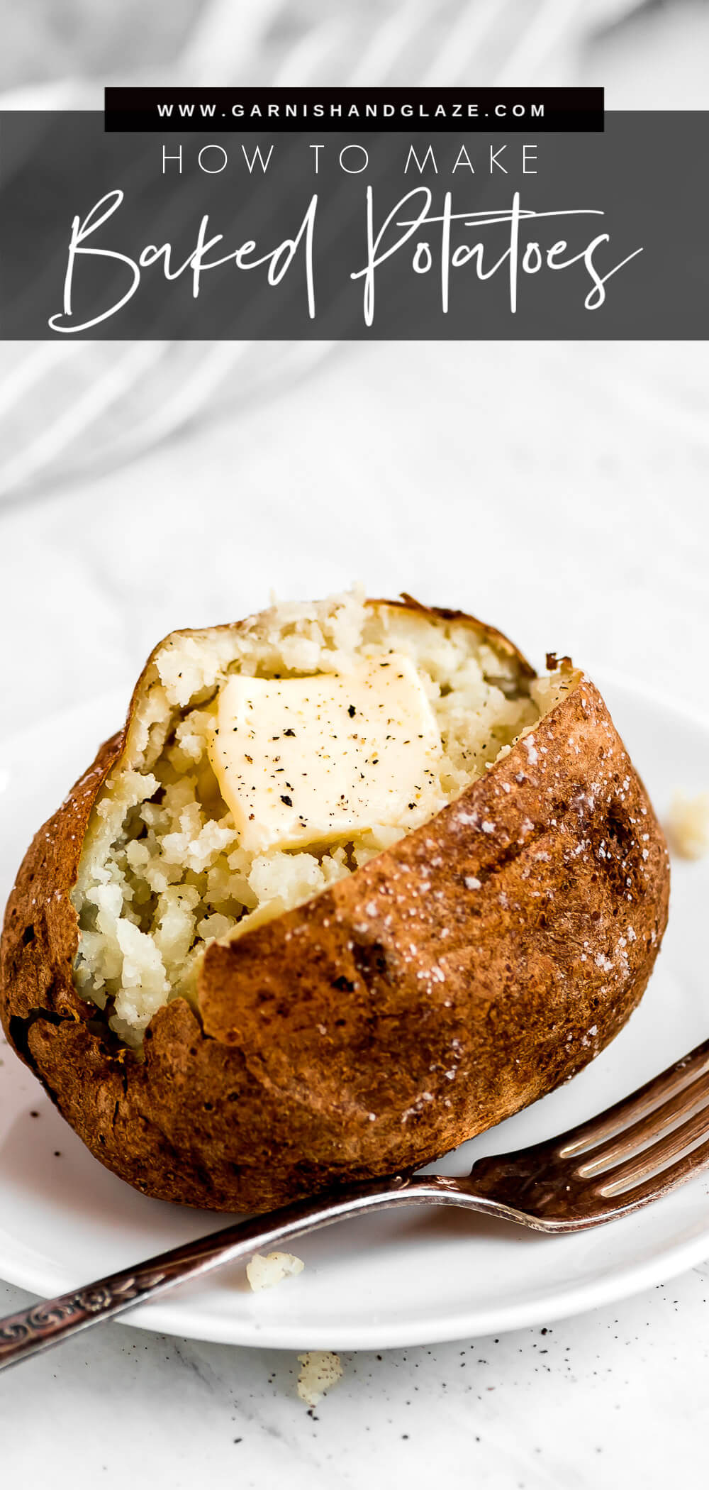 The Perfect Baked Potato - Garnish & Glaze
