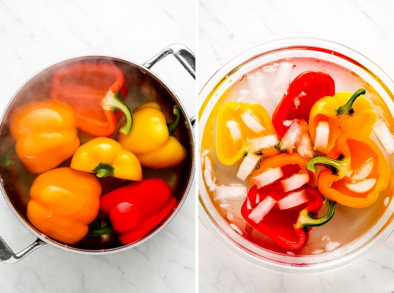 The Best Stuffed Bell Peppers - Garnish & Glaze