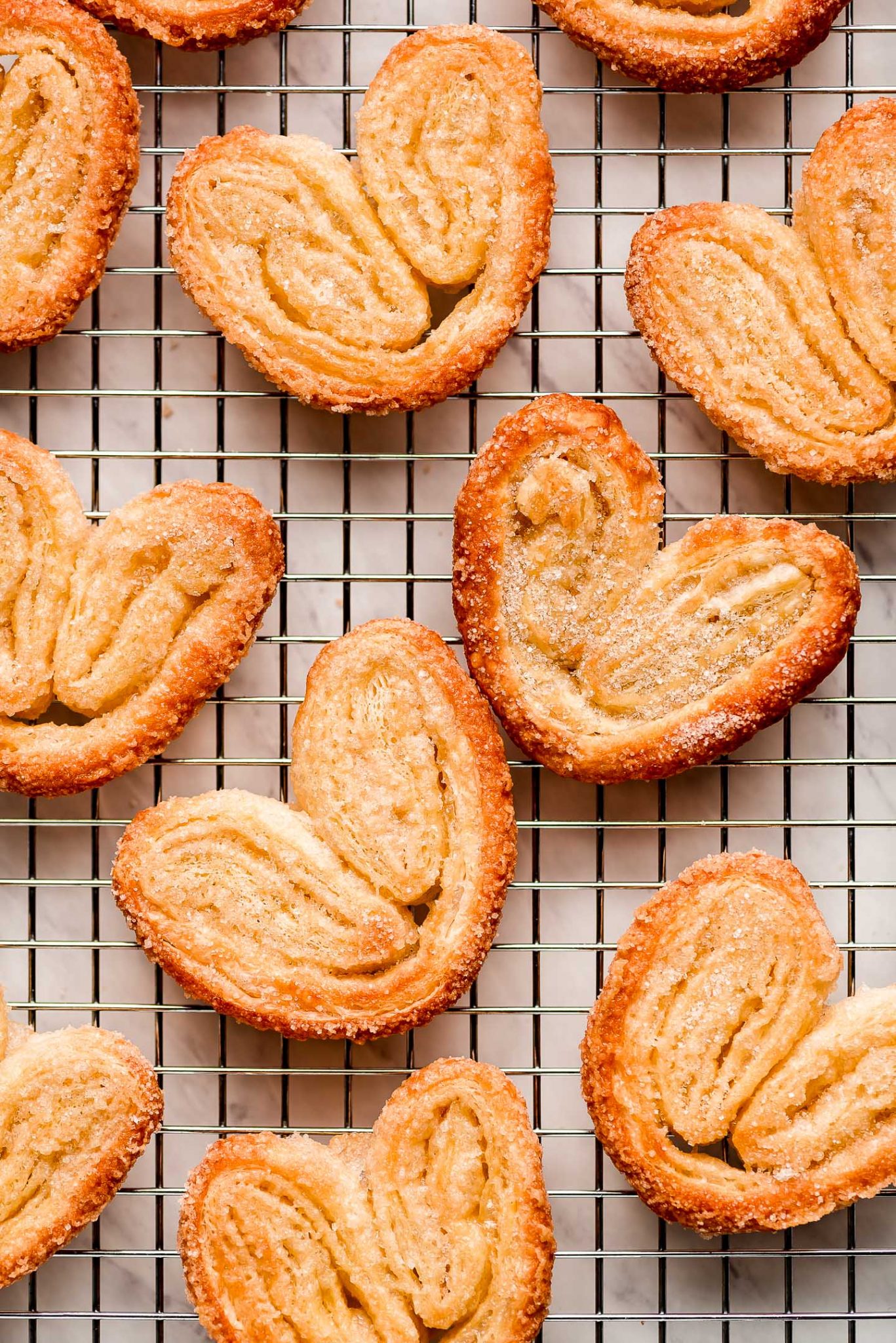 2Ingredient Palmier Cookies Garnish & Glaze