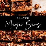 Magic Bars turned on their side to show the layers.